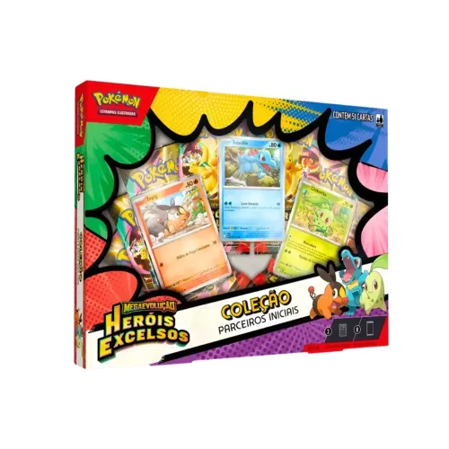 Pokémon TCG: Coleção Parceiros Iniciais - Heróis Excelsos [Lacrados]