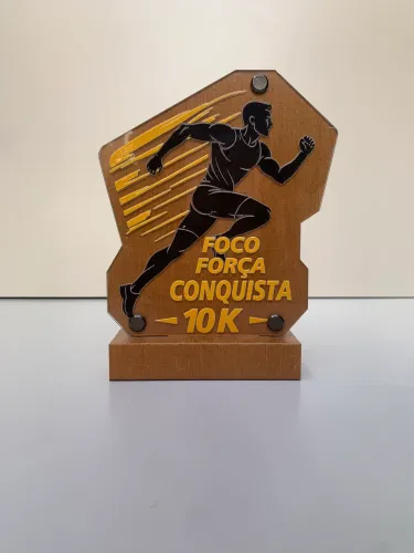 Trofeu para corrida