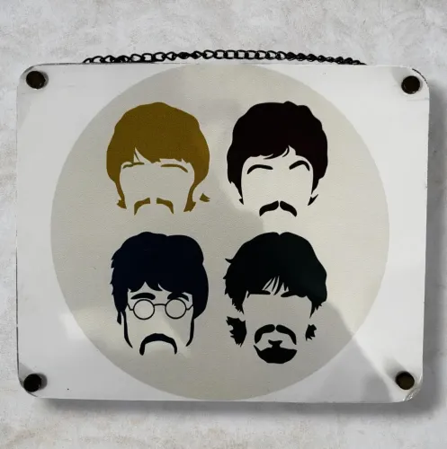 Quadro Decorativo de Madeira The Beatles 20