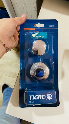 Acabamento para Registro Tigre Universal Cromado (Novo)