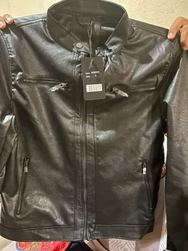 Jaqueta de couro