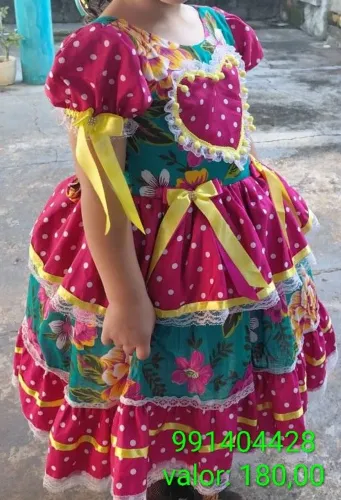 Lindo vestido junino 
