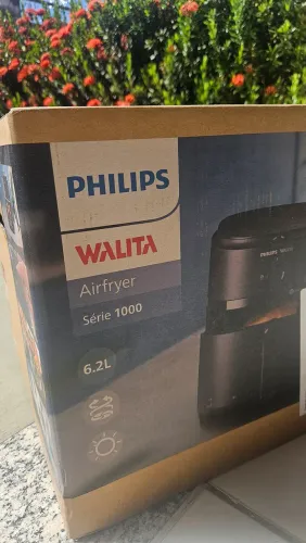 Air Fryer top da Philips Walita XL 6,2L (Lacrada, ultra silenciosa, 2 anos garantia)