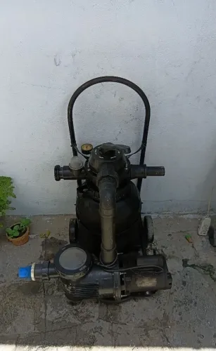 Bomba e filtro de piscina