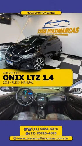 Chevrolet Onix Hatch LTZ 1.4 8V Flex Mec. 4P 2018
