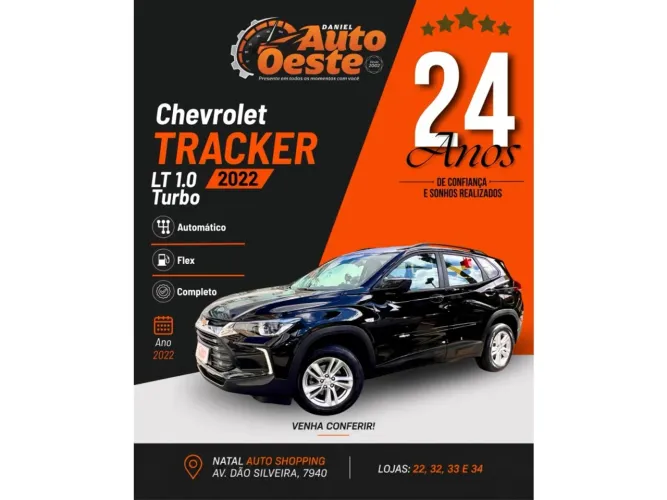 Chevrolet Tracker LT 1.0 Turbo 12V Flex AUT 2022