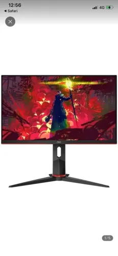 Vendo Monitor Gamer AOC G2 de 24" Full HD IPS com 75Hz e Adaptive-Sync
