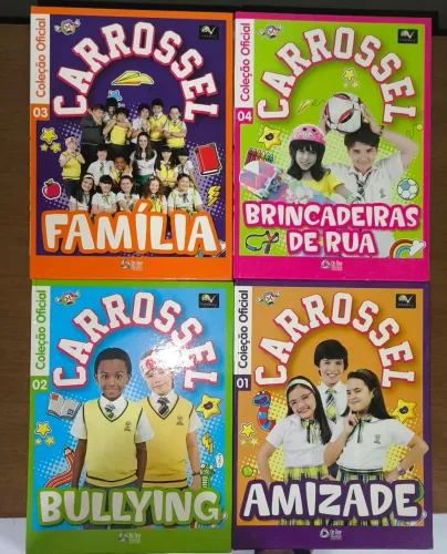 4 LIVROS DO CARROSEL