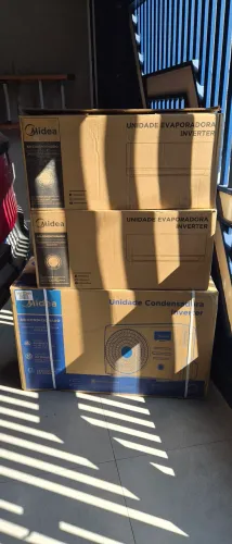 Ar condicionado bi split midea inverter de 18.000btus quente frio