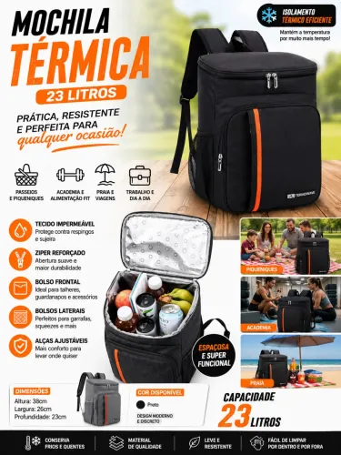 Mochila térmica 23 litros