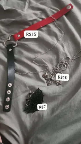 Lote acessórios emo