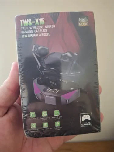 FONE DE OUVIDO TWS X15