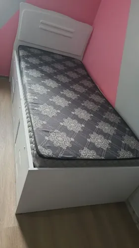 Cama solteiro (infantil) base + colchão