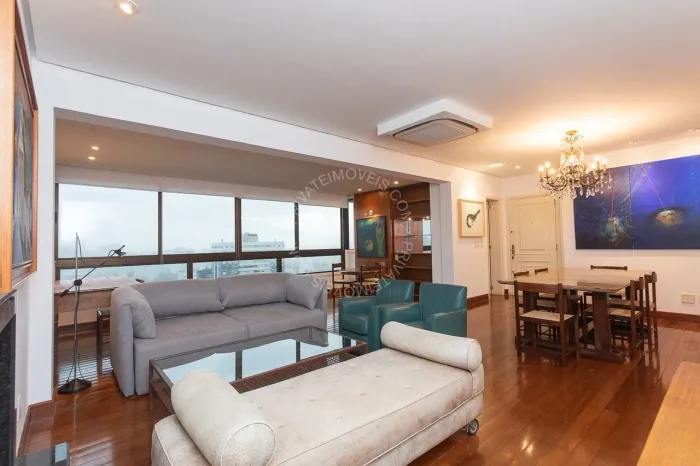 Apartamento mobiliado para alugar no Auxiliadora com 3 quartos (1 suíte)