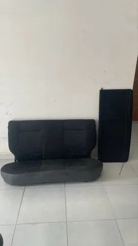 Tampão da mala + Conjunto banco traseiro (assento + encosto) Fiat uno 2008