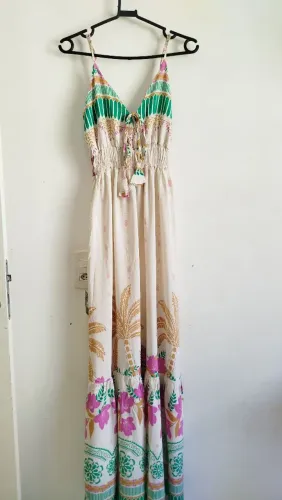 Vestido estampado (novo)