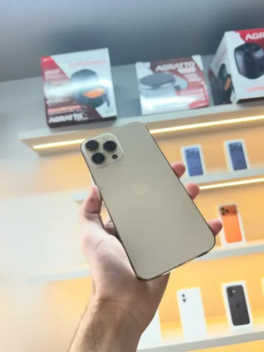 13 PRO MAX 128GB DOURADO ZERO VENDO OU TROCO!