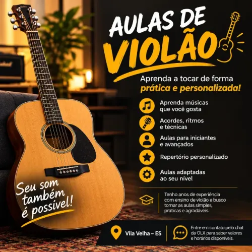 Aulas de violão