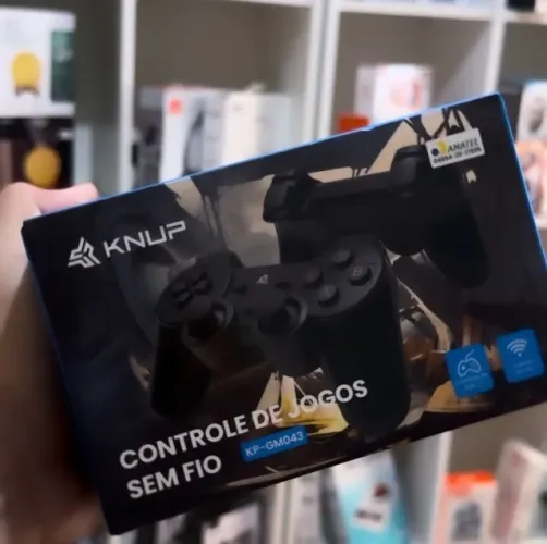 2 Controle Sem fio - Joystick para jogos