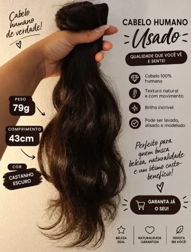 Mega hair 100% humano