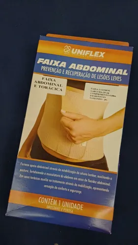 Cinta abdominal pós cirúrgica