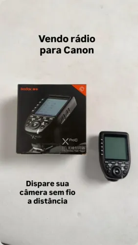 Rádio Flash Godox para Canon