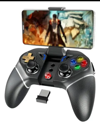 Joystick Ipega PG-9218 Bluetooth 5.0 Turbo Preto Compatível Android iOS PS4 PC