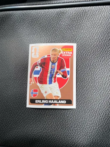 Carta autêntica da panini bronze Erling Haaland