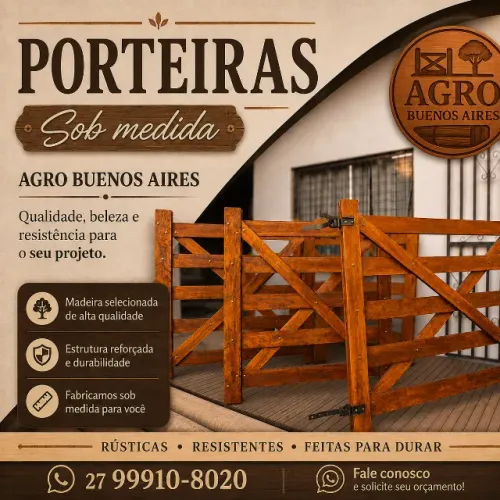 PORTEIRA DE MADEIRA