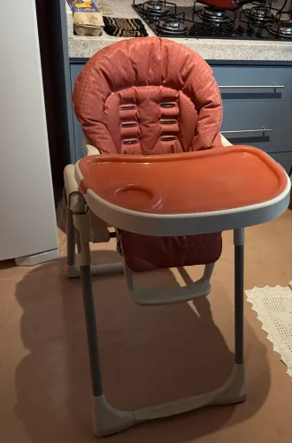 Cadeira de Alimentação Burigotto Prima Pappa Zero 3 Rosa (Amora)
