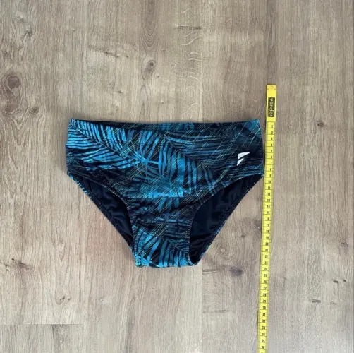 Sunga infantil tam M estampa azul Fabíola Molina