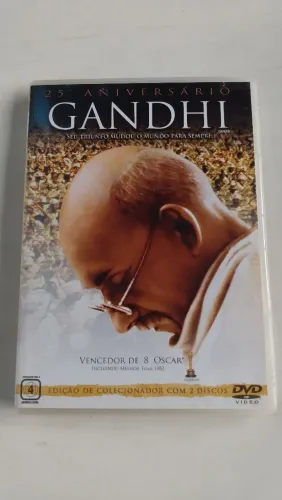 DVD original duplo Gandhi ótimo estado.