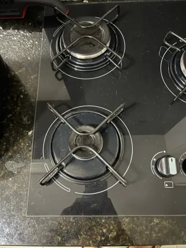 Cooktop a Gás 5 Bocas Mondial Kitchen?s - Vidro Temperado Preto