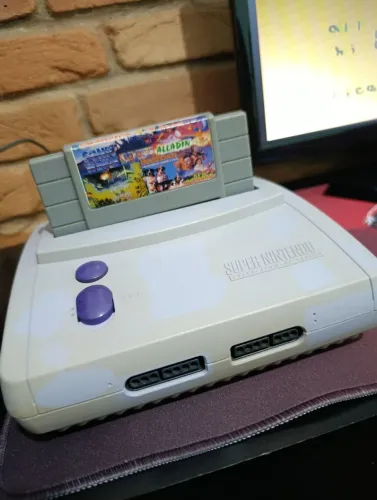 Super Nintendo Baby + Cartucho 4 em 1