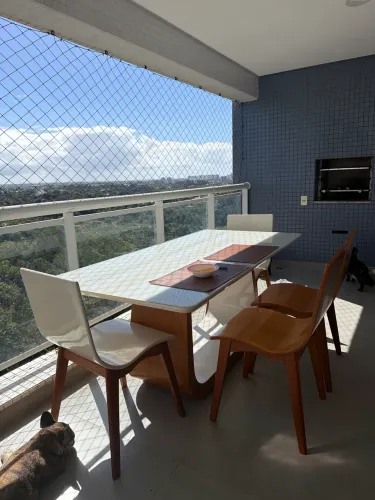 Mesa de Jantar 6 Lugares com 6 Cadeiras