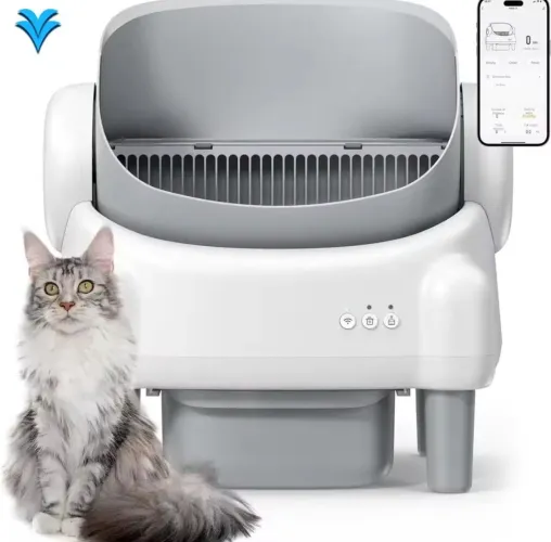 Caixa de Areia Gato Automática Smart Branca Aberta Newpet SEM USO