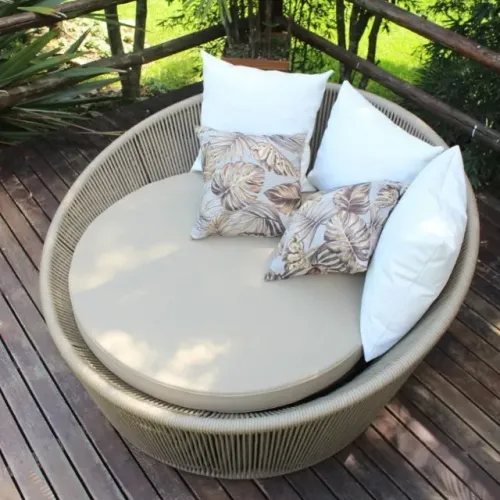 CHAISE LUXO DE CORDA NÁUTICA 