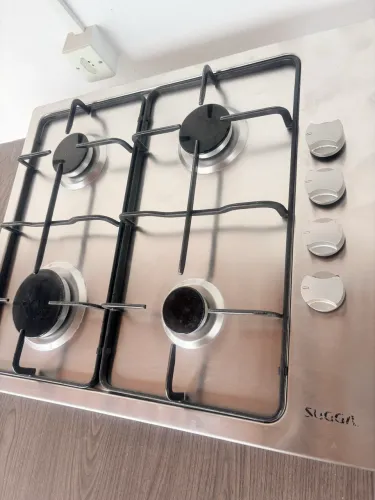 Fogão cooktop inox