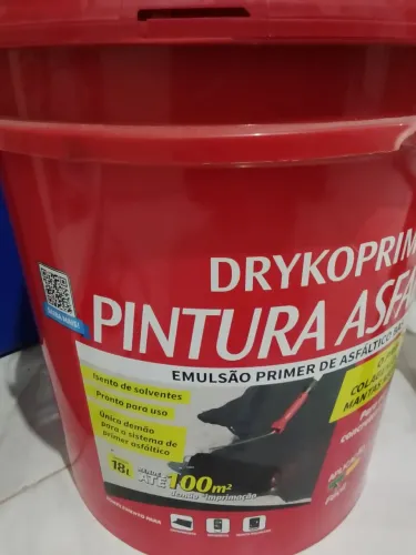 Vendo um balde pintura asfáltica 18 litros