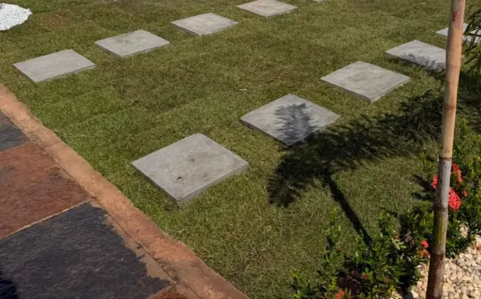 Pisantes em concreto