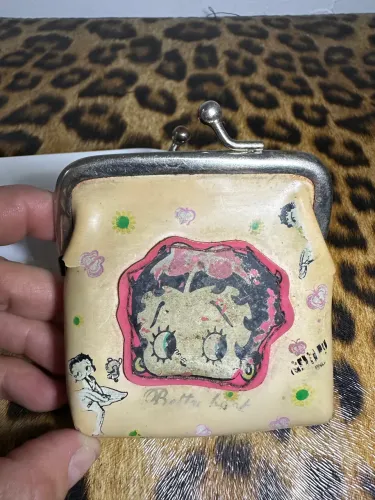 Porta níquel, de 1950 -1960 Beth Boop artigo vintage de colecionador