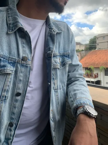 Jaqueta jeans masc Youcom
