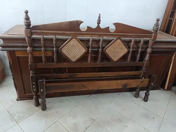 GUARDA ROUPA E CAMA DE IMBUIA