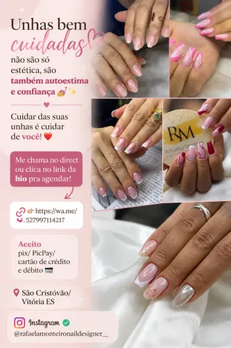 Extensão unhas acrílicas 