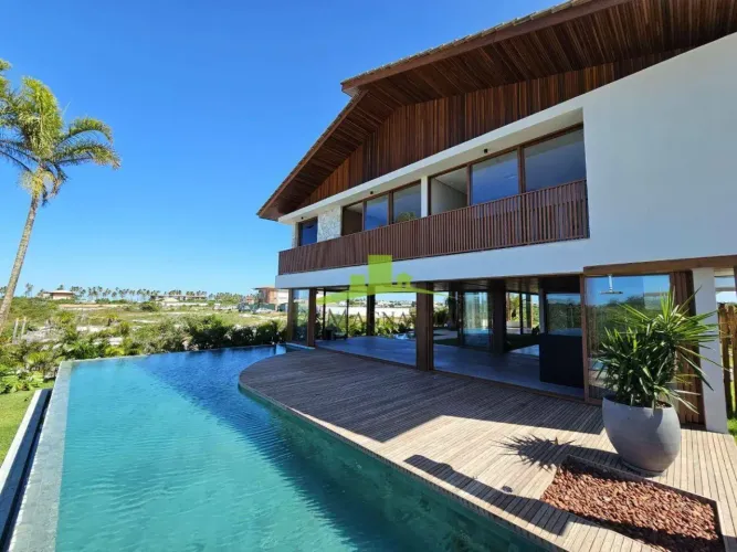 PISCINAS NATURAIS - Tartarugas - PRAIA DO FORTE | Mansão 6 Suítes | Lote 606m² | Área Cons