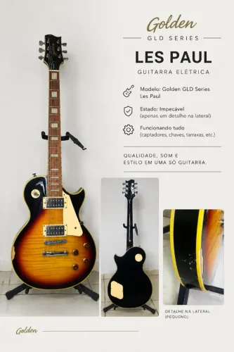 Guitarra Golden GLD séries 155C Lea Paul