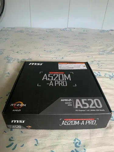 A520M-A PRO NOVA NA CAIXA