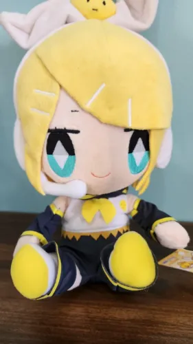 Pelúcia Taito Kagamine Rin VOCALOID Modelo RIN/LEN x KARASHI-CHAN Original Anime