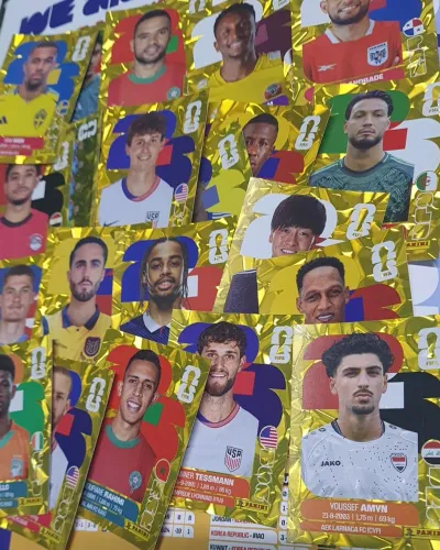 Figurinha Copa Do Mundo 2026 Gold Crumple