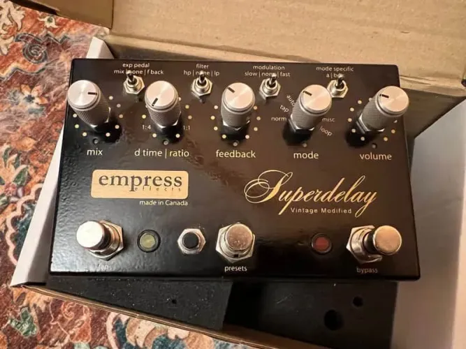 Pedal Empress Superdelay Vintage Modified